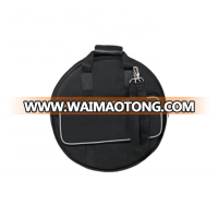 Black Waterproof PVC Cymbal Bags Backpack Round Zipper Musical Instrument Bag