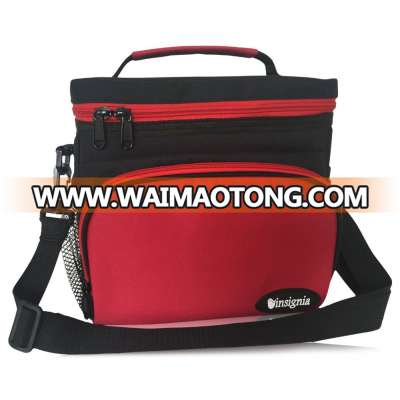 Adult Men Women 600D Cooler Bag Work Lunch Box For With Adjustable Strap And Pockets