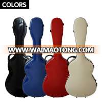 China Aiersi Colour Fiberglass Guitar Hard Case for classical guitar and acoustic guitar GFG14